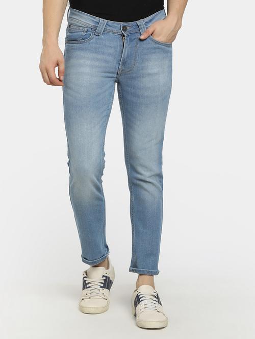men mid rise slim fit plain jeans - 21620437 - Very Small Image - 1
