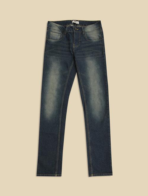 men mid rise straight fit plain jeans - 21620451 - Very Small Image - 1