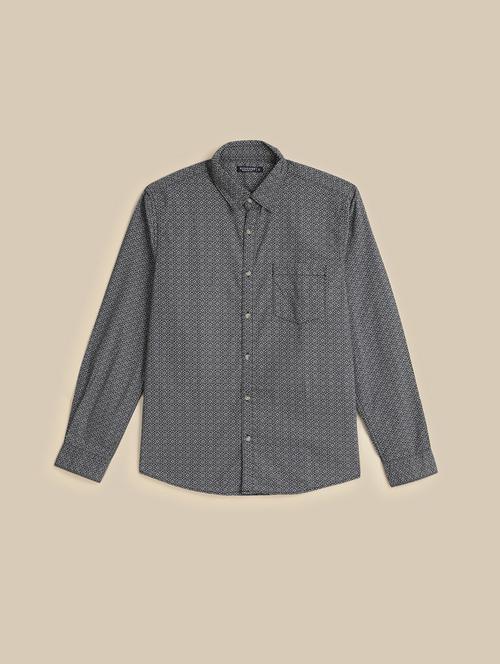 men long sleeves printed casual shirt - 21620552 - Very Small Image - 1