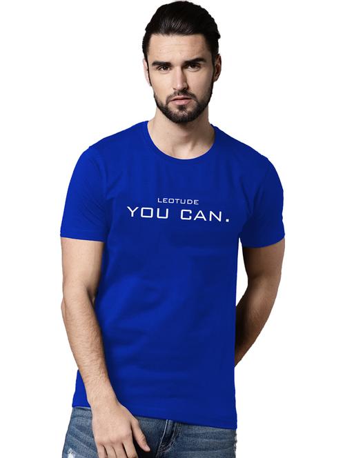 men round neck chest printed t-shirt - 21621801 - Very Small Image - 1