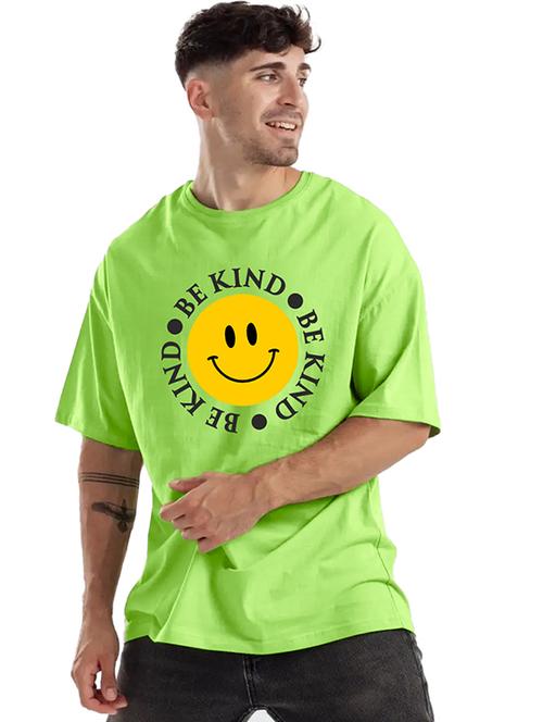 men round neck printed oversized t-shirt - 21621951 - Very Small Image - 1