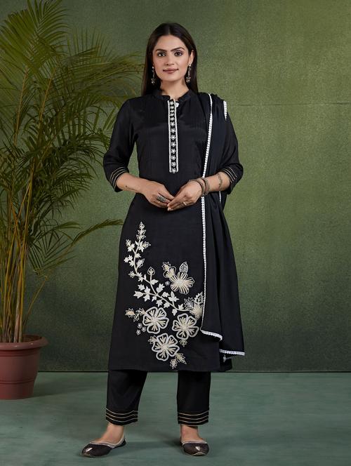 women three quarter sleeve suit set - 21622475 - Very Small Image - 1