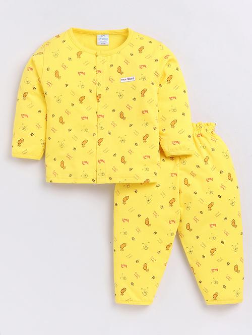 kids printed full length twin set - 21623823 - Very Small Image - 1