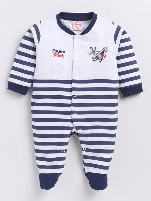 kids striped printed romper - 21623950 - Very Small Image - 1