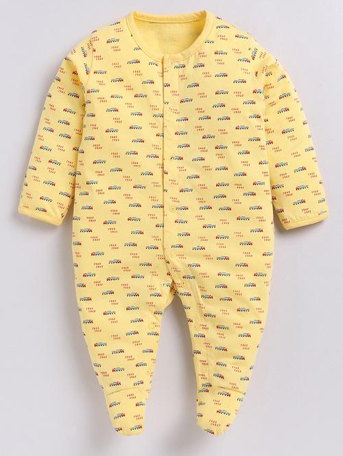 kids printed long sleeve romper - 21623957 - Very Small Image - 1