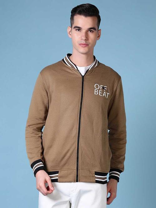 men solid long sleeve casual jacket - 21624468 - Very Small Image - 1