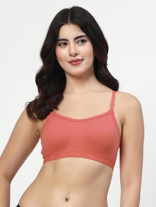 women solid sports bra - 21628068 - Very Small Image - 1