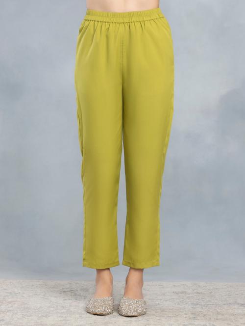 women solid peg trouser - 21630521 - Very Small Image - 1