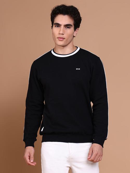 men solid long sleeve sweatshirt - 21632632 - Very Small Image - 1