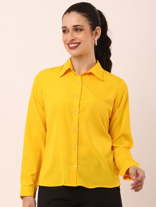 women solid long sleeve regular shirt - 21634663 - Very Small Image - 1