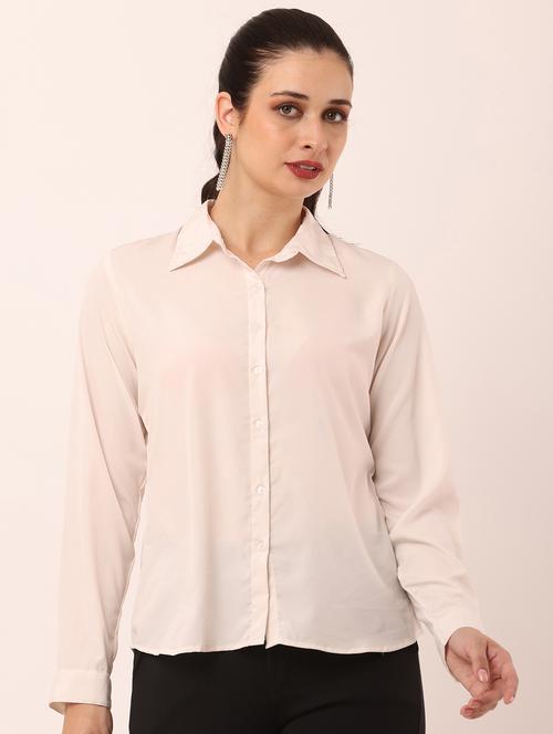 women solid long sleeve regular shirt - 21634673 - Very Small Image - 1