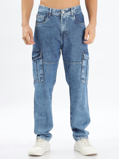 men light blue solid cargo - 21635811 - Very Small Image - 1