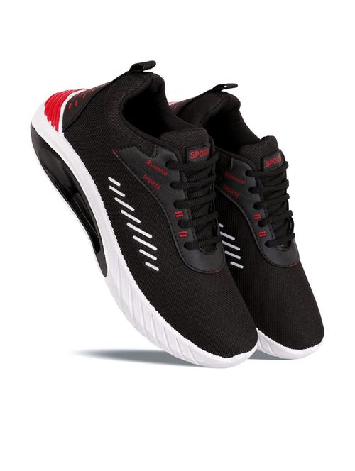 men black lace up sport shoes - 21637216 - Very Small Image - 1