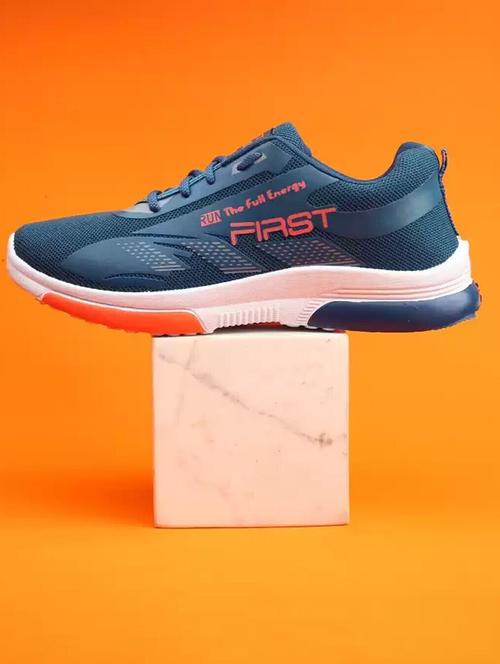 men blue lace up sport shoes - 21637226 - Very Small Image - 1