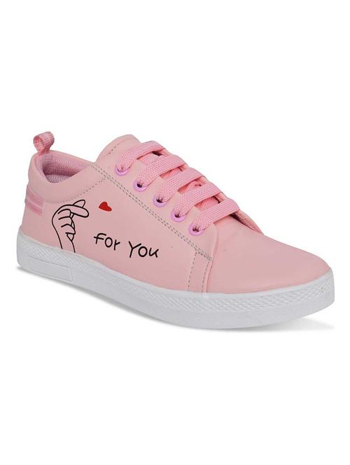 women pink lace-up sneaker - 21637708 - Very Small Image - 1
