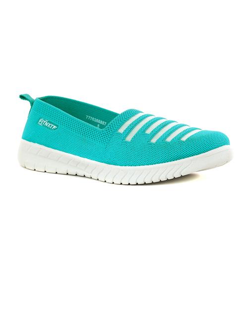 turquoise synthetic slip on casual shoes - 21638319 - Very Small Image - 1