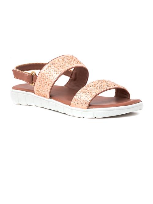 women brown back strap sandal - 21638324 - Very Small Image - 1