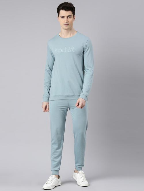 men solid full sleeves co-ords - 21638539 - Very Small Image - 1