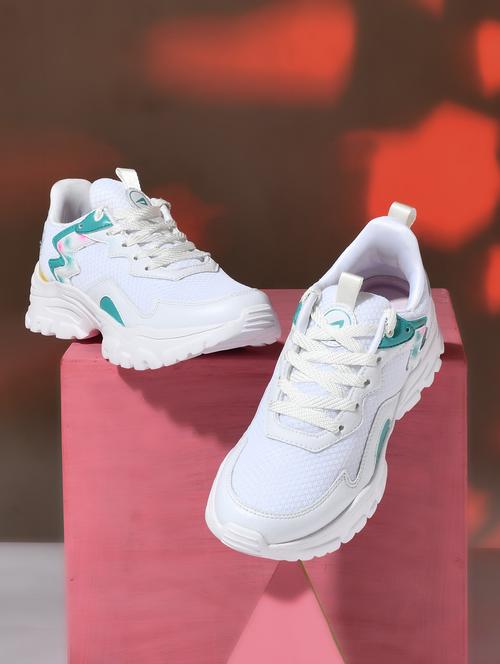 women white lace-up sneaker - 21640025 - Very Small Image - 1