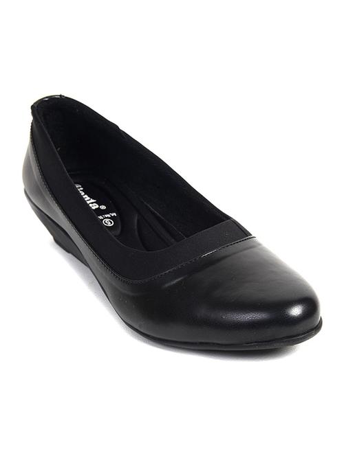 women black solid ballerina - 21640038 - Very Small Image - 1