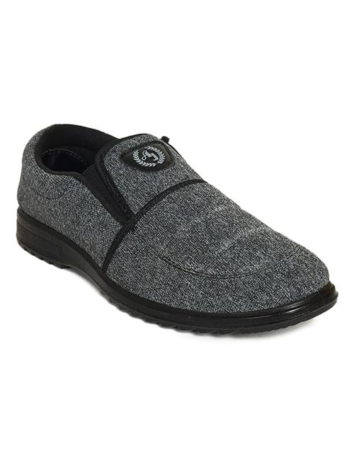 men grey slip on casual shoes - 21640174 - Very Small Image - 1