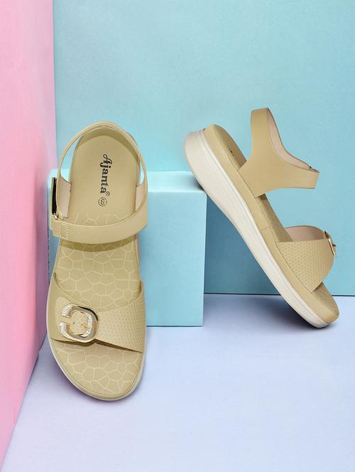 women beige ankle strap sandal - 21640914 - Very Small Image - 1