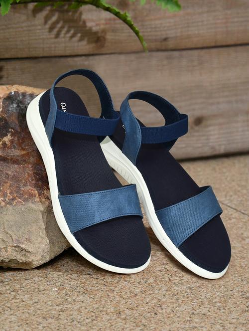 women blue back strap sandal - 21640919 - Very Small Image - 1