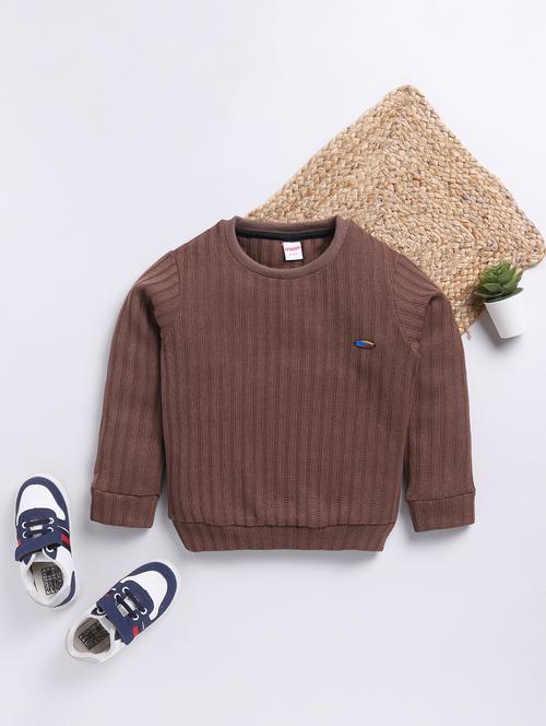 kids solid long sleeve sweatshirt - 21640975 - Very Small Image - 1