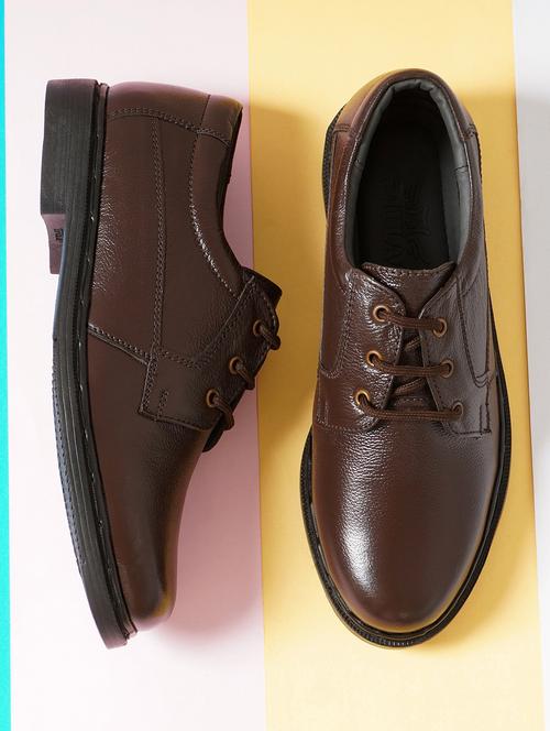 men brown lace-up derby - 21641063 - Very Small Image - 1