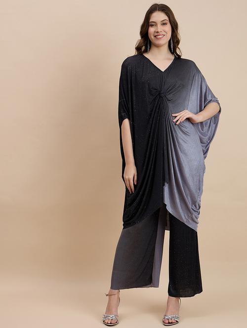 women black top and palazzos co-ords set - 21641171 - Very Small Image - 1