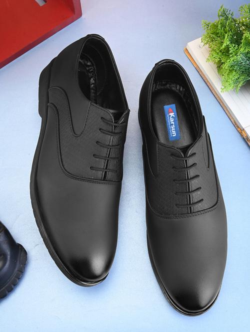 men black lace-up oxford - 21641849 - Very Small Image - 1