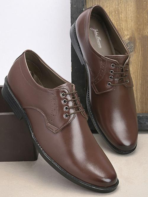 men brown lace-up derby - 21642454 - Very Small Image - 1