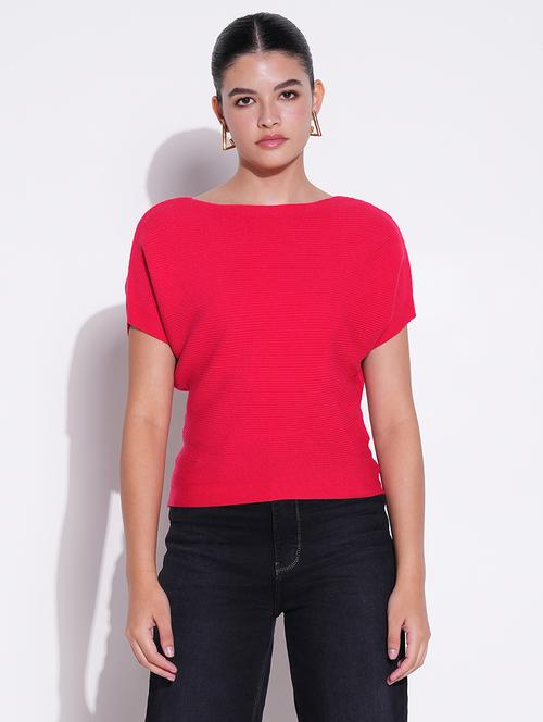 women solid short sleeves regular top - 21643423 - Very Small Image - 1