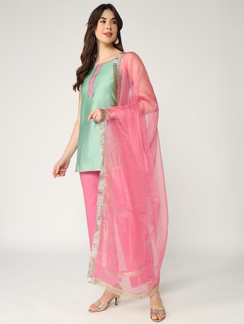 women solid sleeveless suit set - 21643943 - Very Small Image - 1