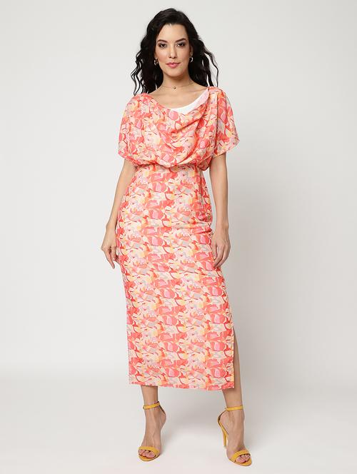 women floral print bodycon dress - 21643983 - Very Small Image - 1