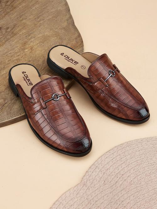 men textured slip on mule - 21645059 - Very Small Image - 1