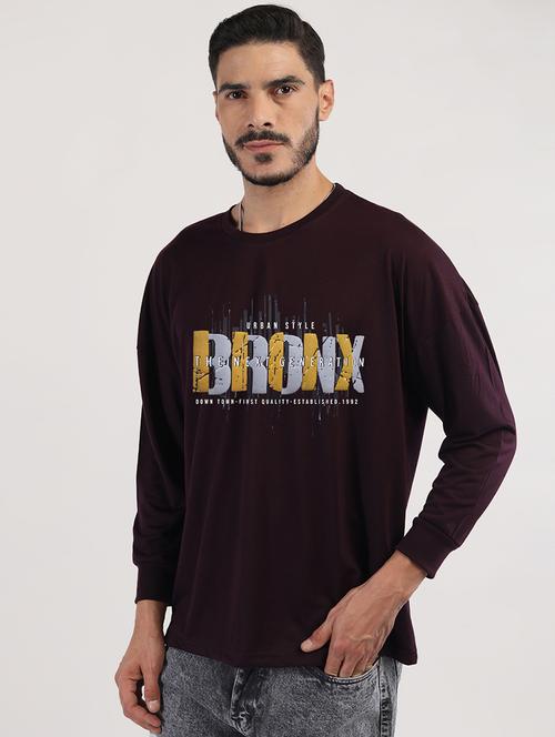 men front printed oversized t-shirt - 21645957 - Very Small Image - 1