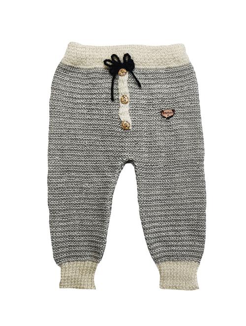 girls grey solid casual trouser - 21647187 - Very Small Image - 1