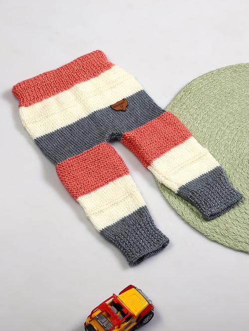 girls multi color stripes casual trouser - 21647188 - Very Small Image - 1