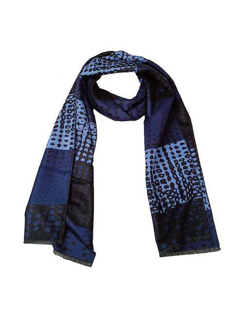 men elegant self design muffler with fringed edges - 21647656 - Very Small Image - 1