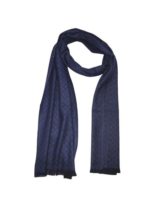 men elegant self design muffler with fringed edges - 21647667 - Very Small Image - 1