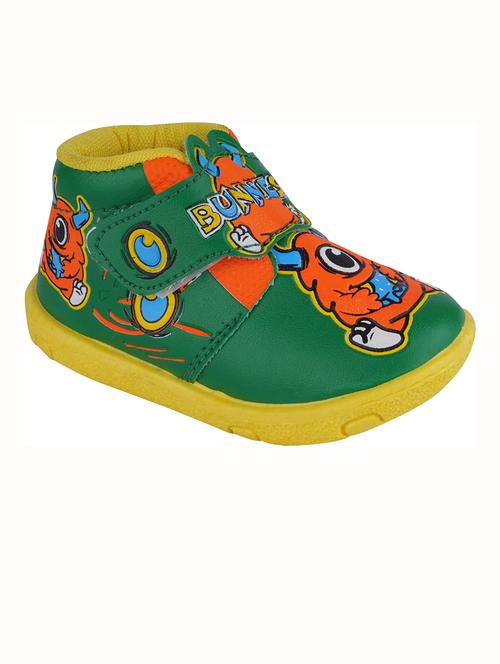 kids printed velco booties - 21650958 - Very Small Image - 1