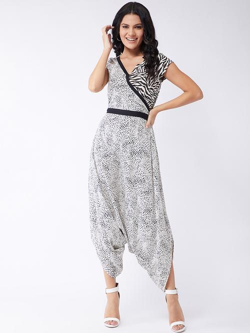 women printed sleeveless full length jumpsuit - 21651179 - Very Small Image - 1