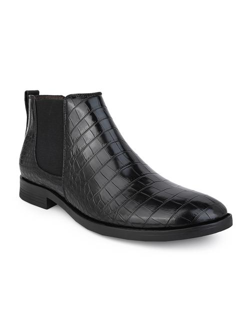 men black slip on boots - 21659854 - Very Small Image - 1