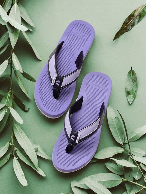 women lavender solid slippers - 21660732 - Very Small Image - 1