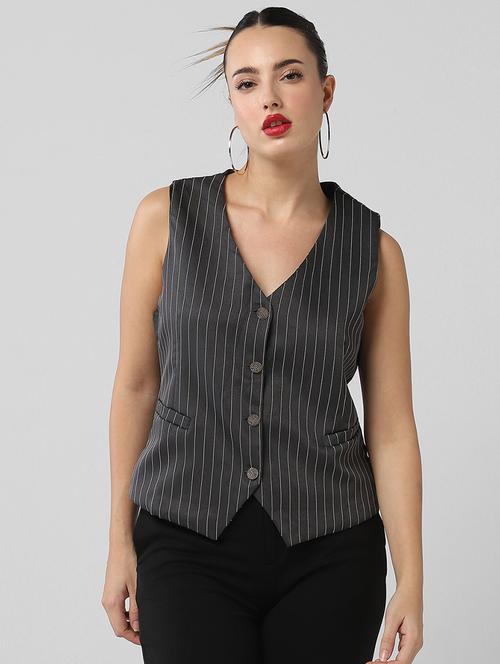 women striped sleeveless vest top - 21661776 - Very Small Image - 1