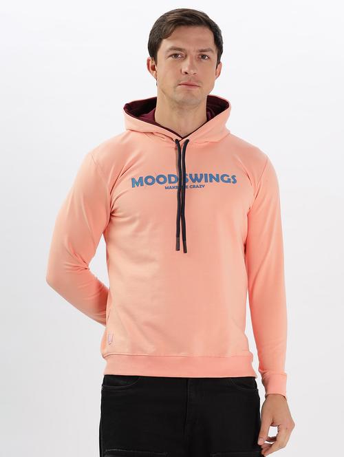 men printed hooded long sleeves sweatshirt - 21661883 - Very Small Image - 1