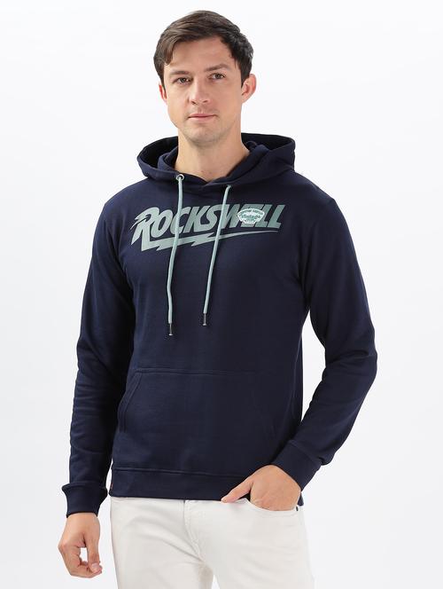 men printed hooded long sleeves sweatshirt - 21661888 - Very Small Image - 1