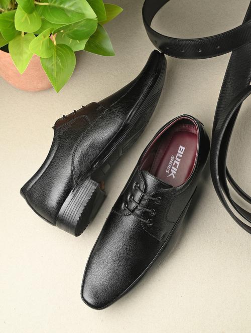 men black lace up derby formal shoes - 21662987 - Very Small Image - 1