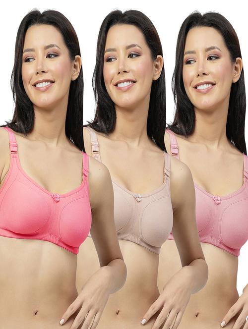 women pack of 3 solid bra combo - 21664156 - Very Small Image - 1